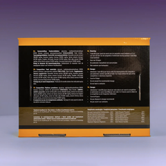 Back view of P-Block Tubes packaging displaying ingredients and instructions for use.