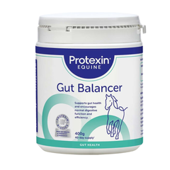 GUT BALANCER by Protexin Equine 400g supports gut health and normal digestive function in horses.