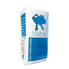 BLUE FROG Horse Bedding by Boyd Bedding, dust-free flakes for a cleaner horse stable environment.