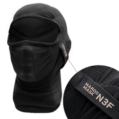 N3F RIDING MASK designed for equestrian protection, featuring breathable fabric and full coverage for riders.