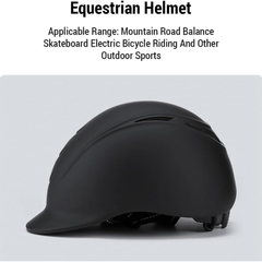 Alzarrab Ucaco AetherLite Plus Riding Helmet side view designed for outdoor sports and riding activities.