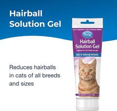 HAIRBALL SOLUTION GEL SUPPLEMENT FOR CATS-3.5 OZ-PET AG-USA