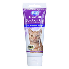 HAIRBALL SOLUTION GEL SUPPLEMENT FOR CATS-3.5 OZ-PET AG-USA