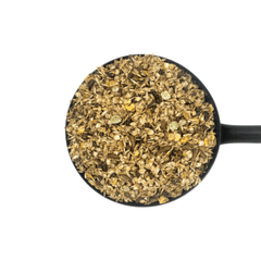 MICROFEED-D&H UK high-performance racing muesli in a scoop, ideal for active training horses.