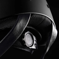 Alzarrab PE Odyssey Horse Riding Helmet-Black close-up of interior adjustment mechanism