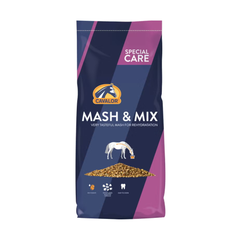 Cavalor MASH & MIX rehydratable mash feed for horses, ideal for easy digestion and hydration.