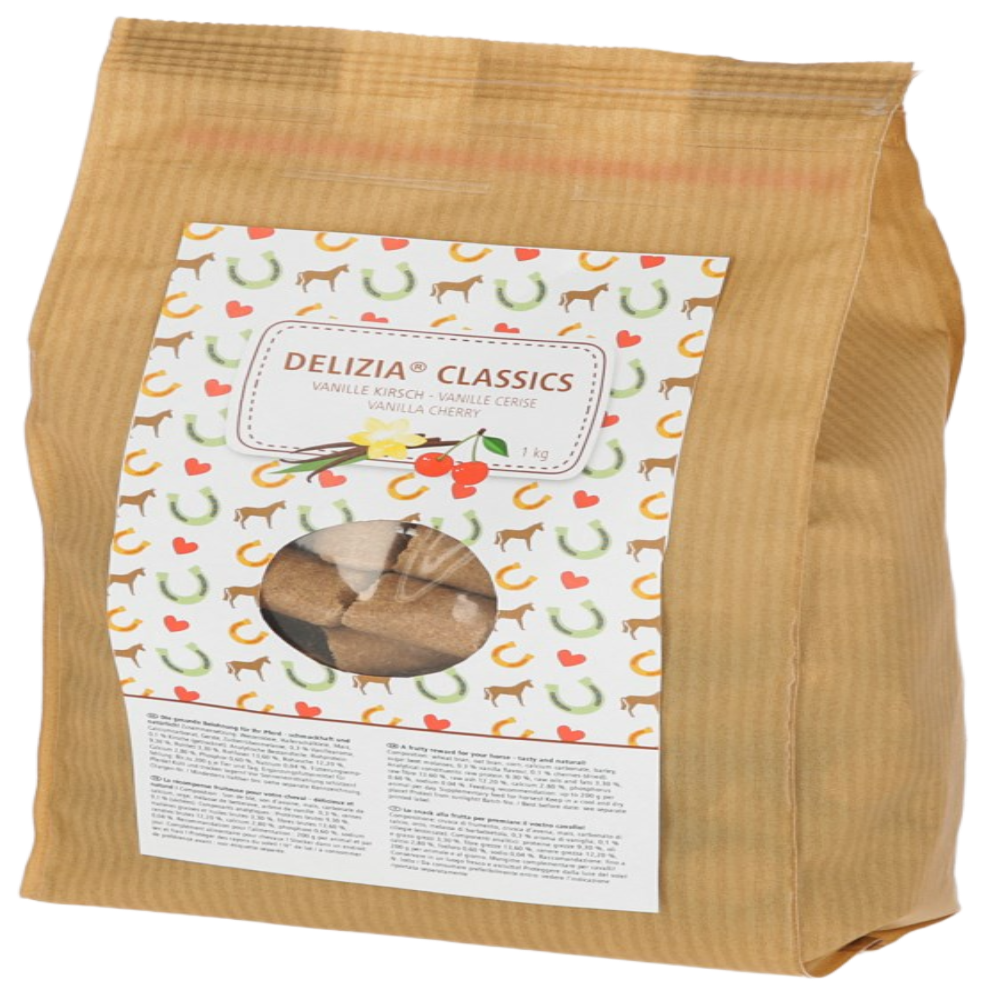 DELIZIA® TREAT CUBE CLASSIC-1 KG-(VANILLA / CHERRY)-GERMANY