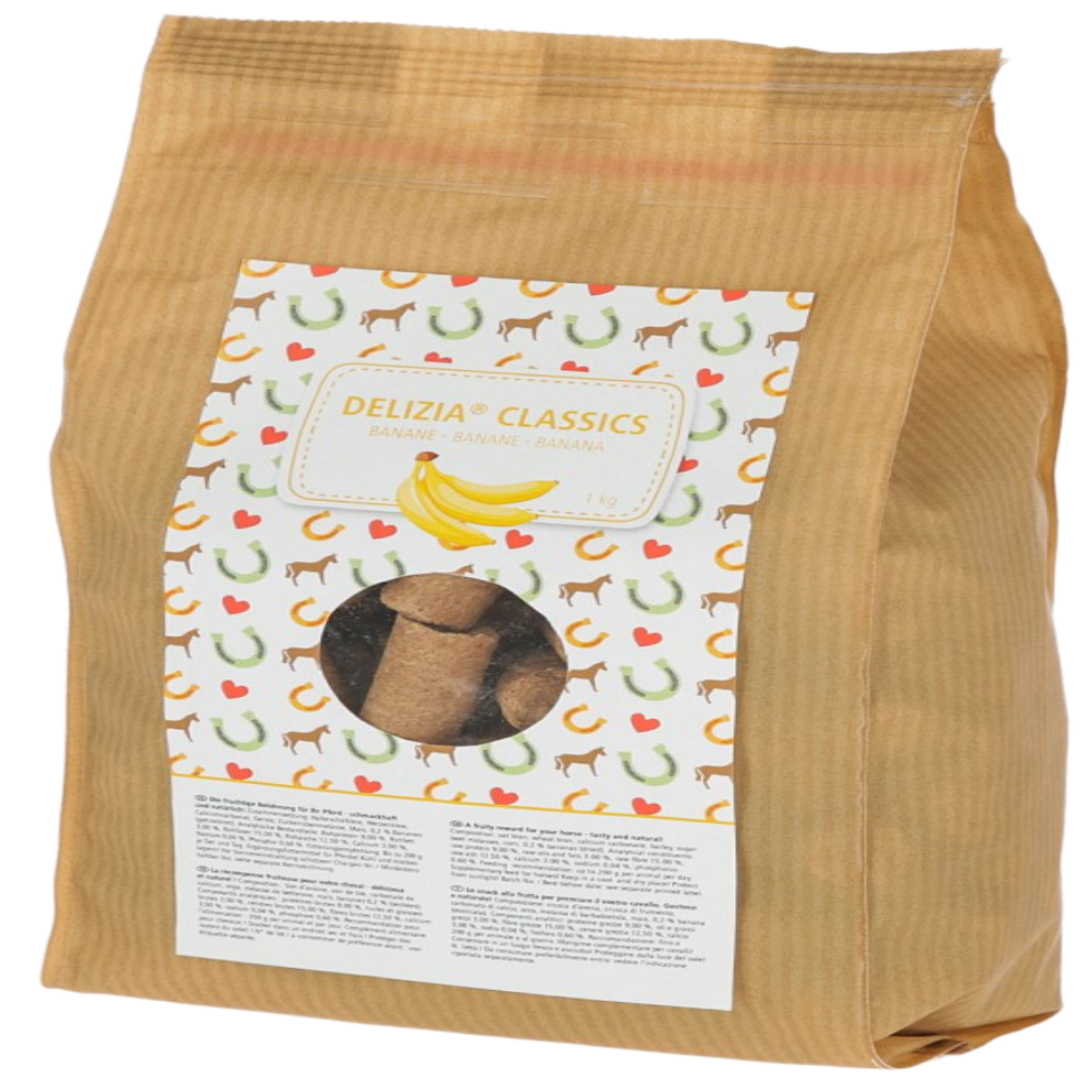 DELIZIA® TREAT CUBE CLASSIC-1 KG-(BANANA)-GERMANY