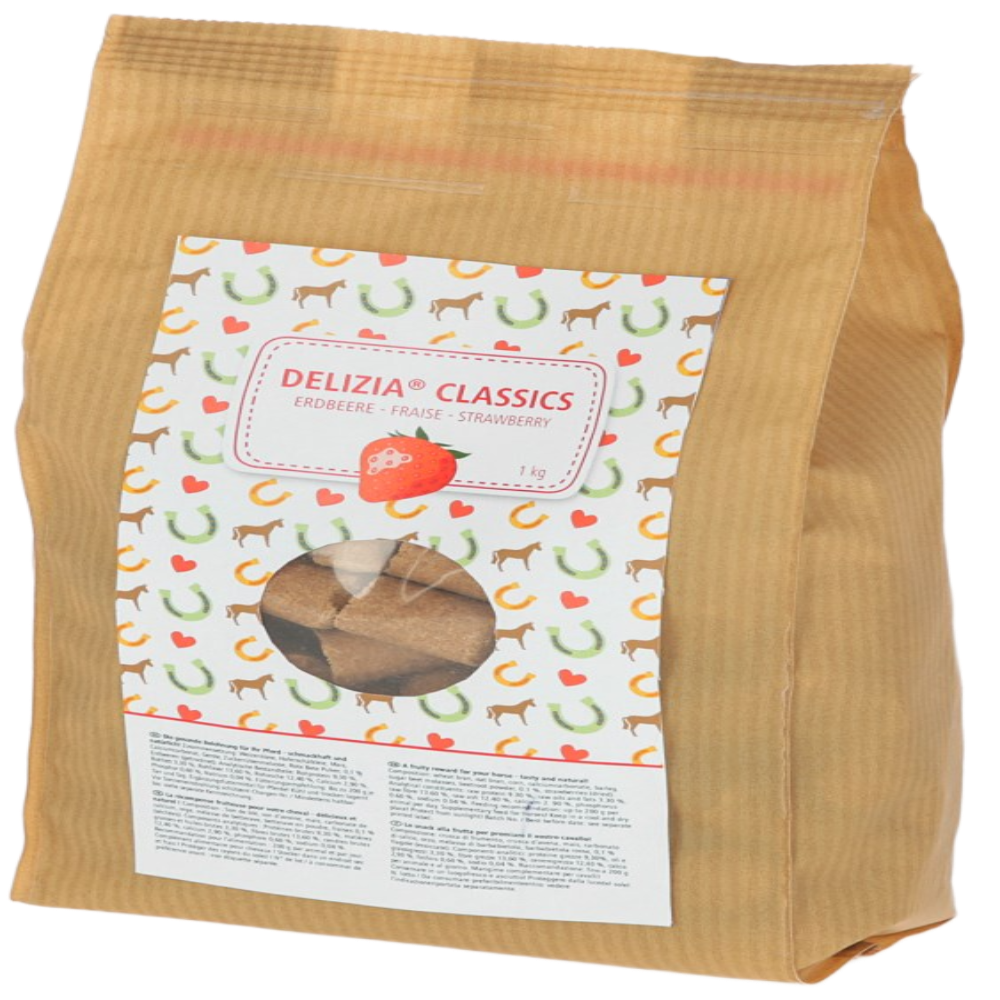 DELIZIA® TREAT CUBE CLASSIC-1 KG-(STRAWBERRY)-GERMANY