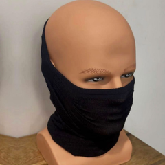 A1F Adventure Riding Mask displayed on a mannequin head, showcasing its design and fit for equestrian riders.