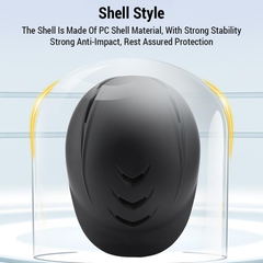 Alzarrab Ucaco AetherLite Plus Riding Helmet shell style with strong anti-impact protection, designed for rider safety.