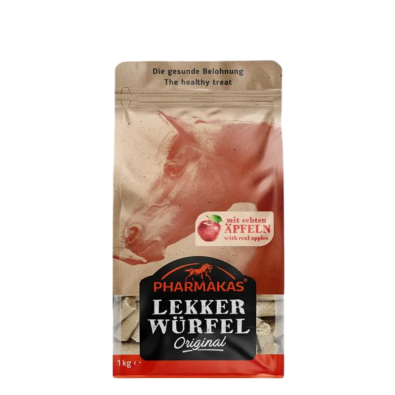 PHARMAKAS® LEKKERWÜRFEL-1 KG-(APPLE)-GERMANY