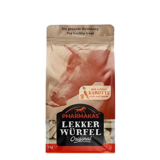 PHARMAKAS® LEKKERWÜRFEL-1 KG-(CARROT)-GERMANY