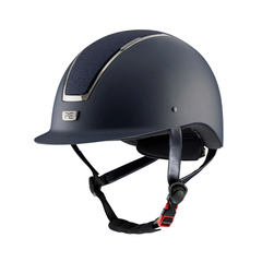 Alzarrab PE Odyssey Horse Riding Helmet in navy color, featuring advanced safety and superior comfort for riders.