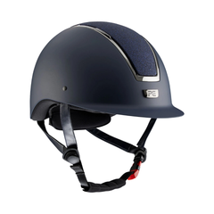 Alzarrab PE Odyssey Horse Riding Helmet in navy, designed for safety and comfort for riders in Dubai.