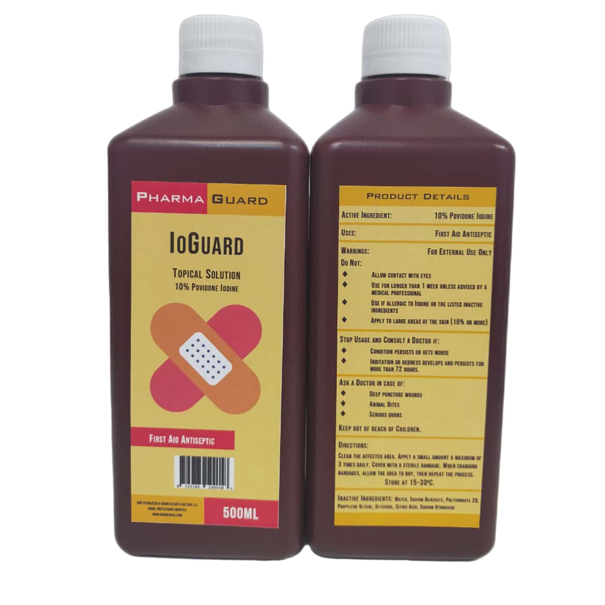محلول اليود IOGUARD - 500 مل - PG 