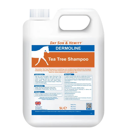 DERMOLINE TEA TREE SHAMPOO-5 L-DAY, SON & HEWITT-UK