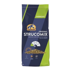 Cavalor STRUCOMIX Original fiber-rich feed for healthy horses, designed for vitality and wellbeing.